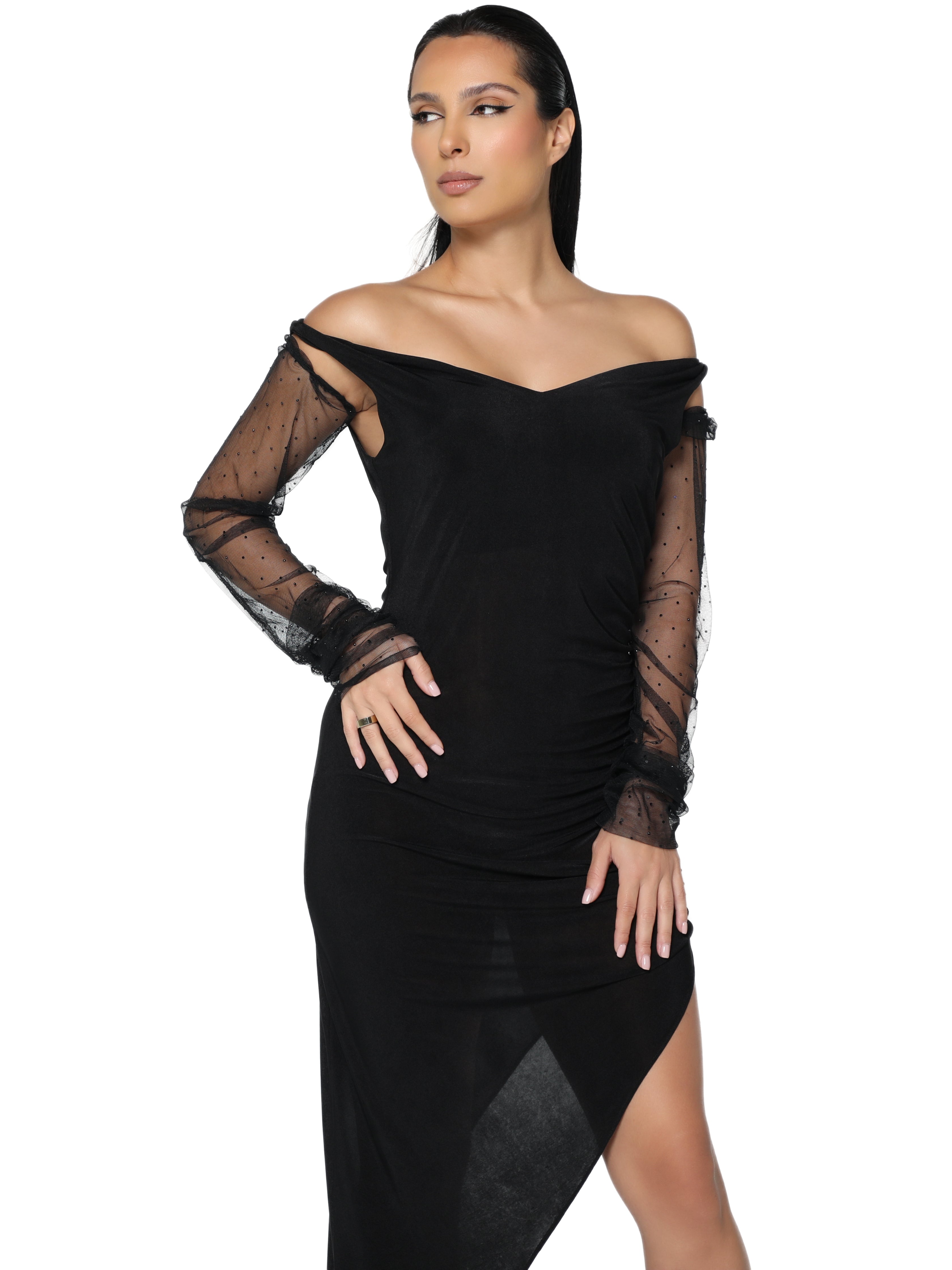 sachin and babi light blue dress Black Swan Dress – MONICA MONIQUE Fashion House
